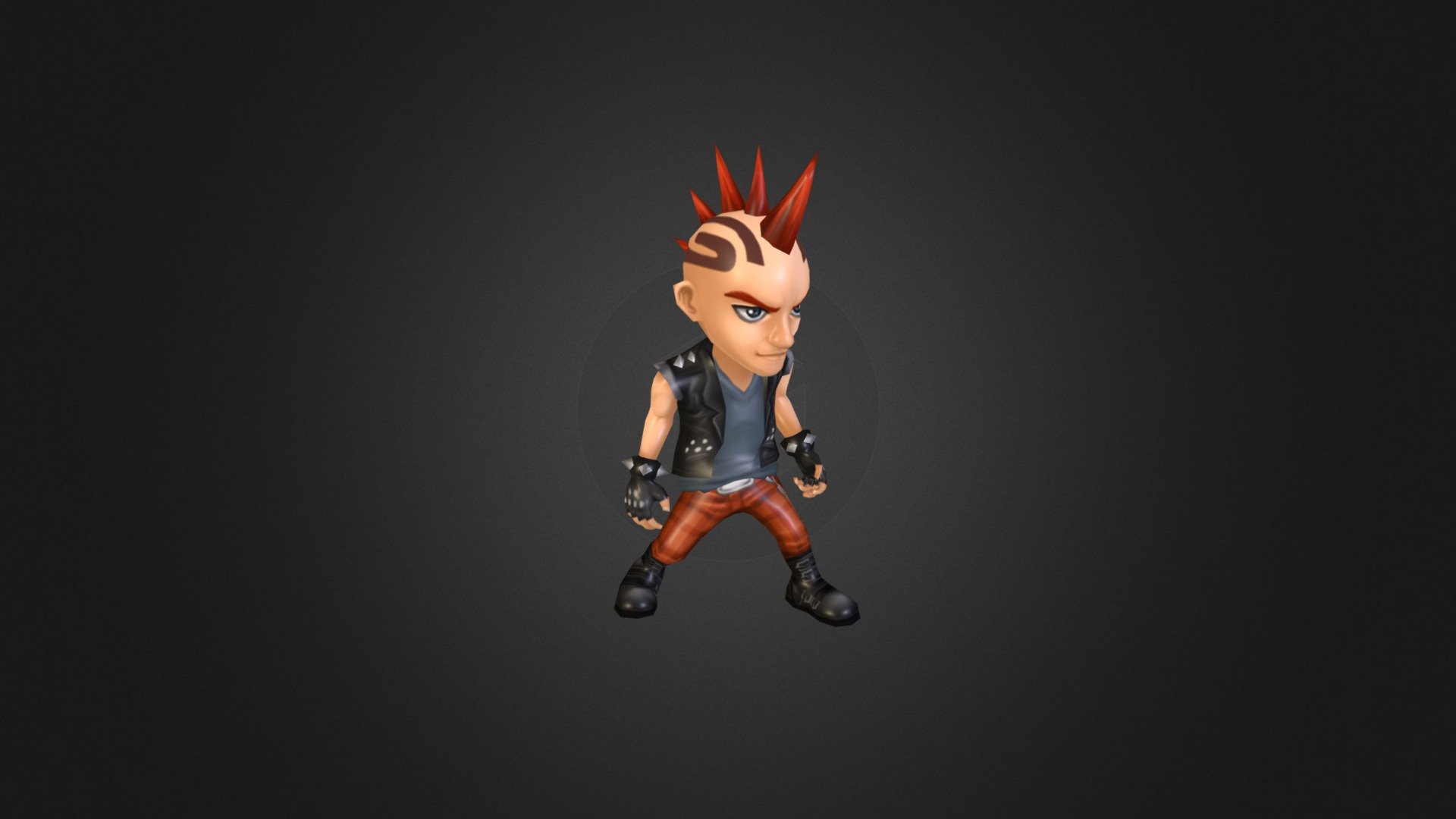 LRF Game Character 3d model