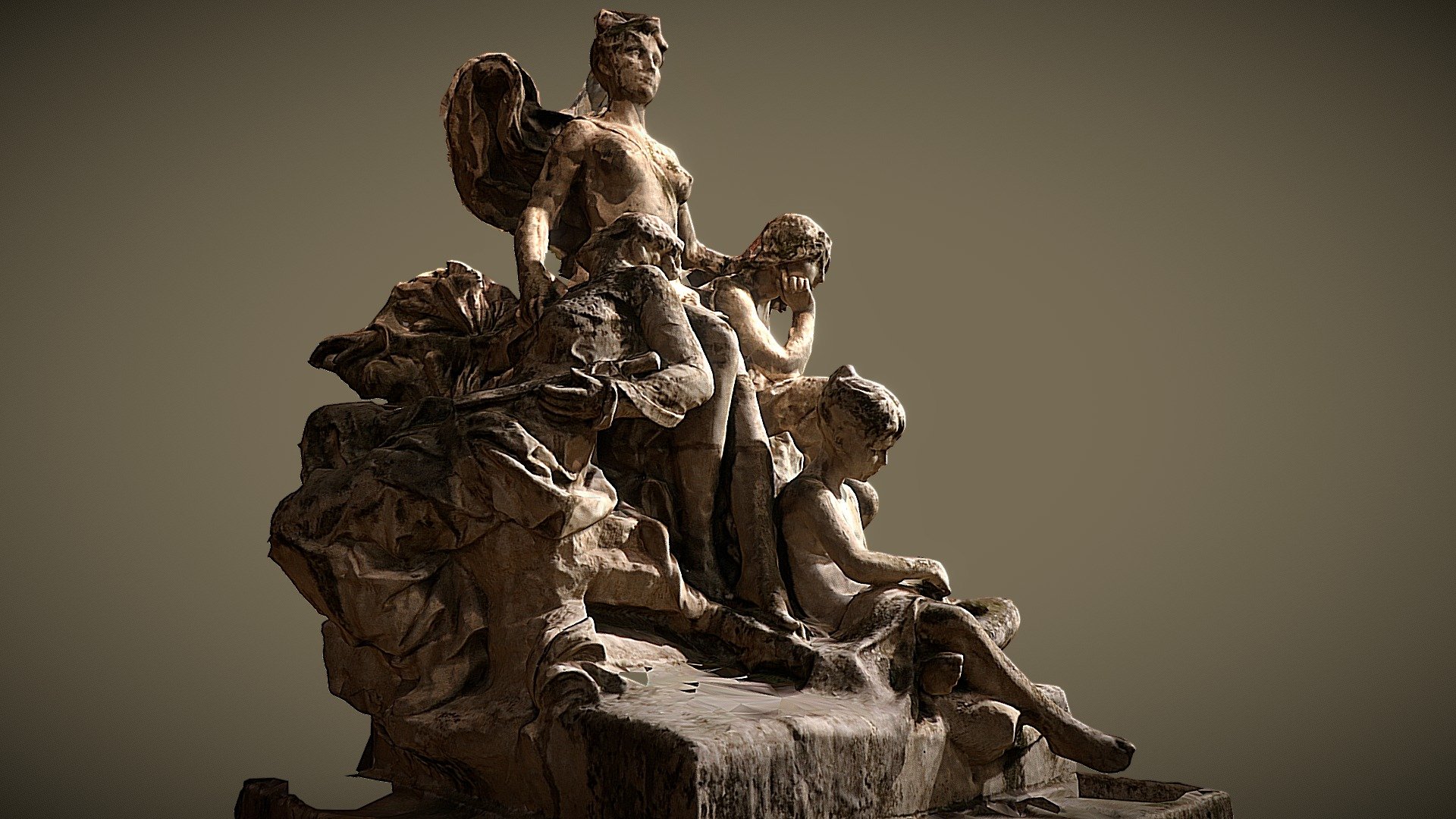 Petit Palais Statue, Paris - 3D model by Matttheartist (@mattcorso2000) 3d model