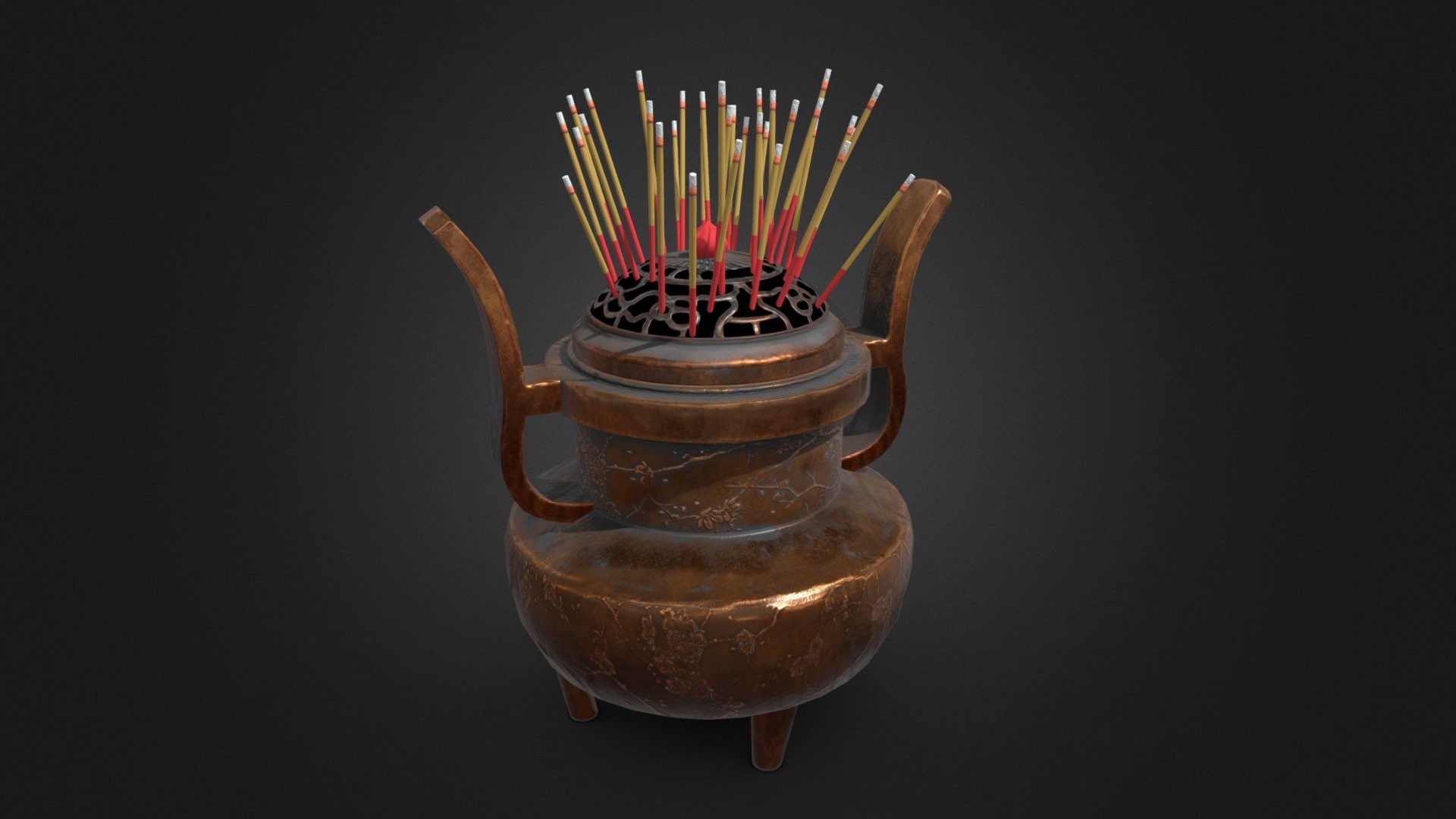 Game ready Incense asset for your project!

ArtStation: https://www.artstation.com/artwork/BmXw19
YouTube Showcase: https://www.youtube.com/watch?v=t0S6IHg78oU&amp;feature=emb_title - Japanese Incense - Buy Royalty Free 3D model by johnteo 3d model