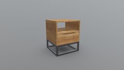 Bedside Table 51x51x60
