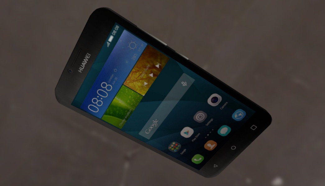 Huawei Y560 4G Mobile Phone - Download Free 3D model by Amir Olphat (@amirolphat) 3d model
