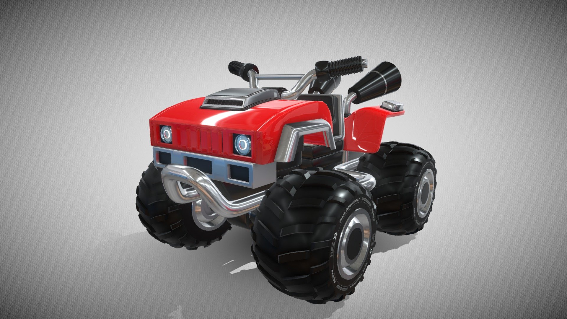 Model Made in Blender 2.9 
For Games - Kart - 3D model by Jajji (@Nuriddin.Xamidov) 3d model
