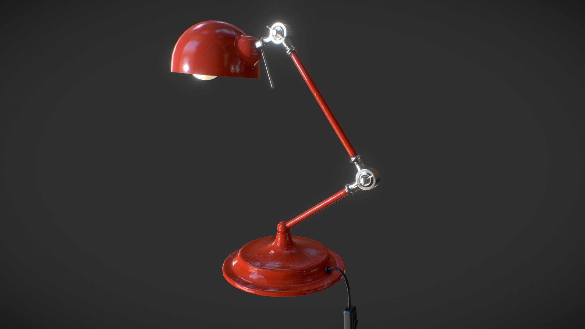Low-poly model of a desk lamp. All textures are with 4k resolution - PBRMetalRoughness, PBRSpecGloss and PBRMetalRoughness for UE4.
The model shown on sketchfab has small scratches and damages but there's an additional clean, un-scratched version as well which you can find in the folder.
Hope you like it! - Desk Lamp - Buy Royalty Free 3D model by Zlat (@goldie) 3d model