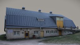 Kurala kylämäki workshop in Turku, Finland buildings, shed, barn, architecture, 3dscan, building