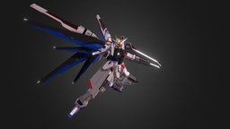 ZGMF-X10A Freedom Gundam cg, seed, mega, gundamseed, freedom, substancepainter, maya, character, 3d, gundam, robot, freedomgundam, zgmf-x10a