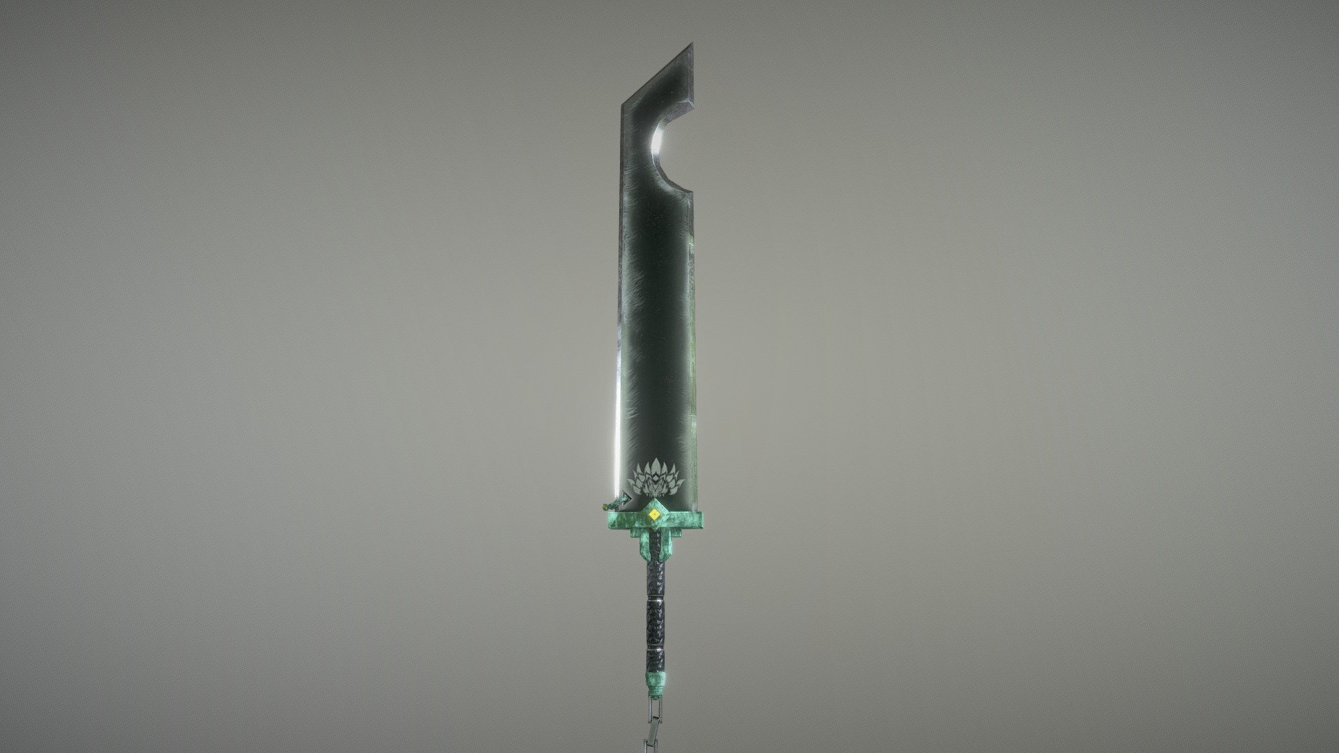 Underwater dungeon sword - 3D model by Allex_Fx 3d model
