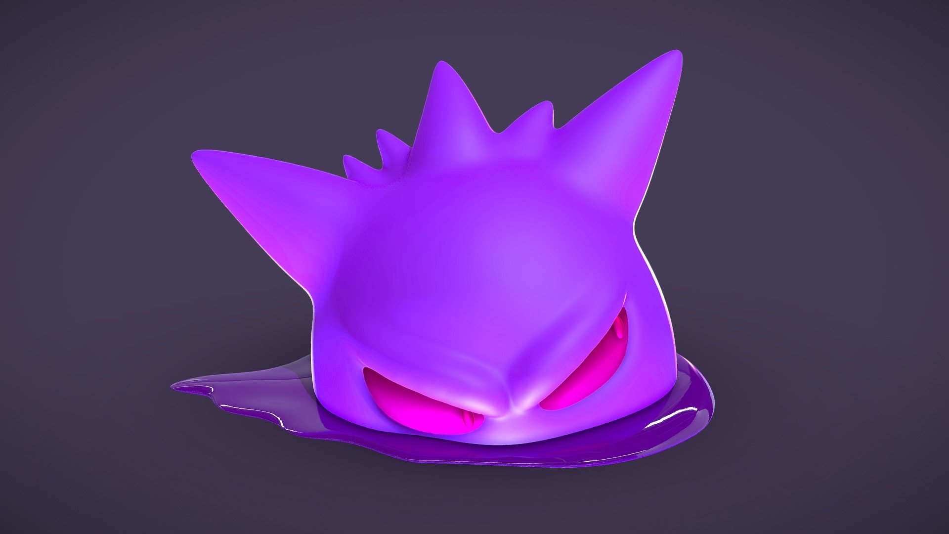 On the night of a full moon, if shadows move on their own and laugh, it must be Gengar’s doing.
Gengar loves spying.

Image Gallery

Files:




.Blend

.Fbx

.Stl
 - Gengar the spy - 3D print - Buy Royalty Free 3D model by LessaB3D 3d model