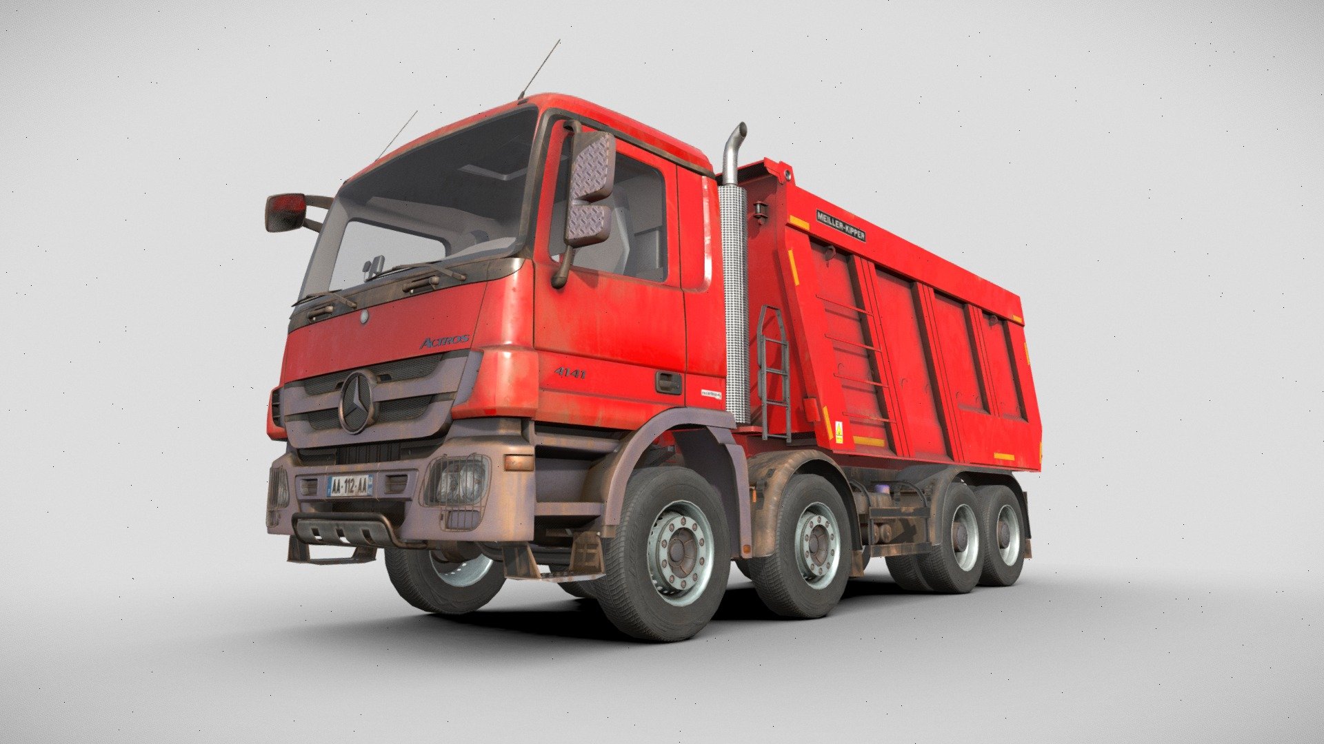 Mercedes Benz Actros MP3 4141 [CLAIM] - Made on Cinema 4D Substance Painter and Photoshop. -&gt; 4K Texture ( Completely made by myself ) This model is not free of rights You must inform me of your usage. By Max - Contact Discord : max5532 - Mercedes Benz Actros MP3 4141 [CLAIM] - 3D model by Max (@Max-5532) 3d model