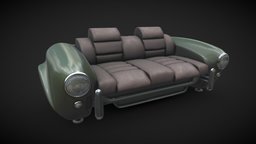 Car sofa sofa, couch, muscle, retro, car