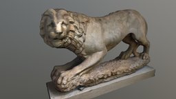Funerary lion, Archeological Museum of Greece greece, lion, realitycapture, photogrammetry