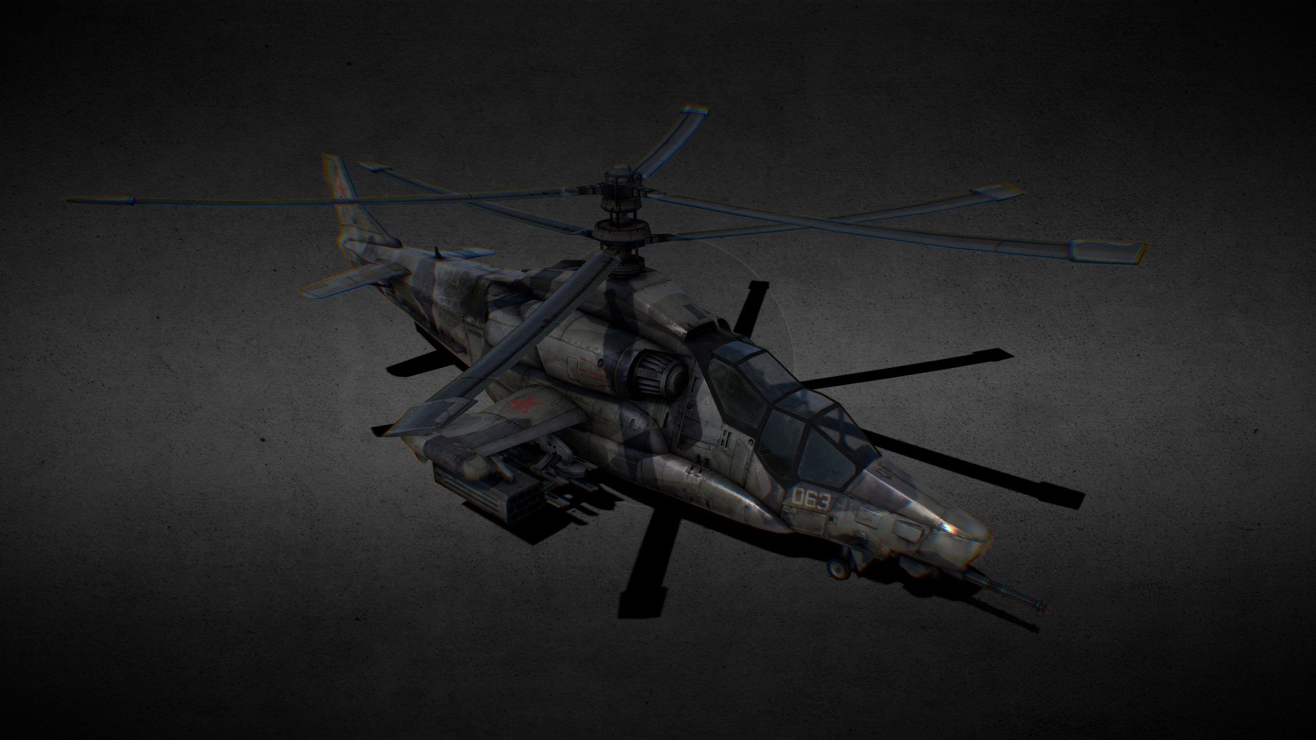 Frontlines: Fuel of War - Attack Helicopter - 3D model by TSB3DMODELS 3d model