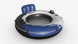 Sport lounge inflatable water float toy, fun, float, lounge, pool, inflatable, water, swim, 3d, pbr, sport, ring