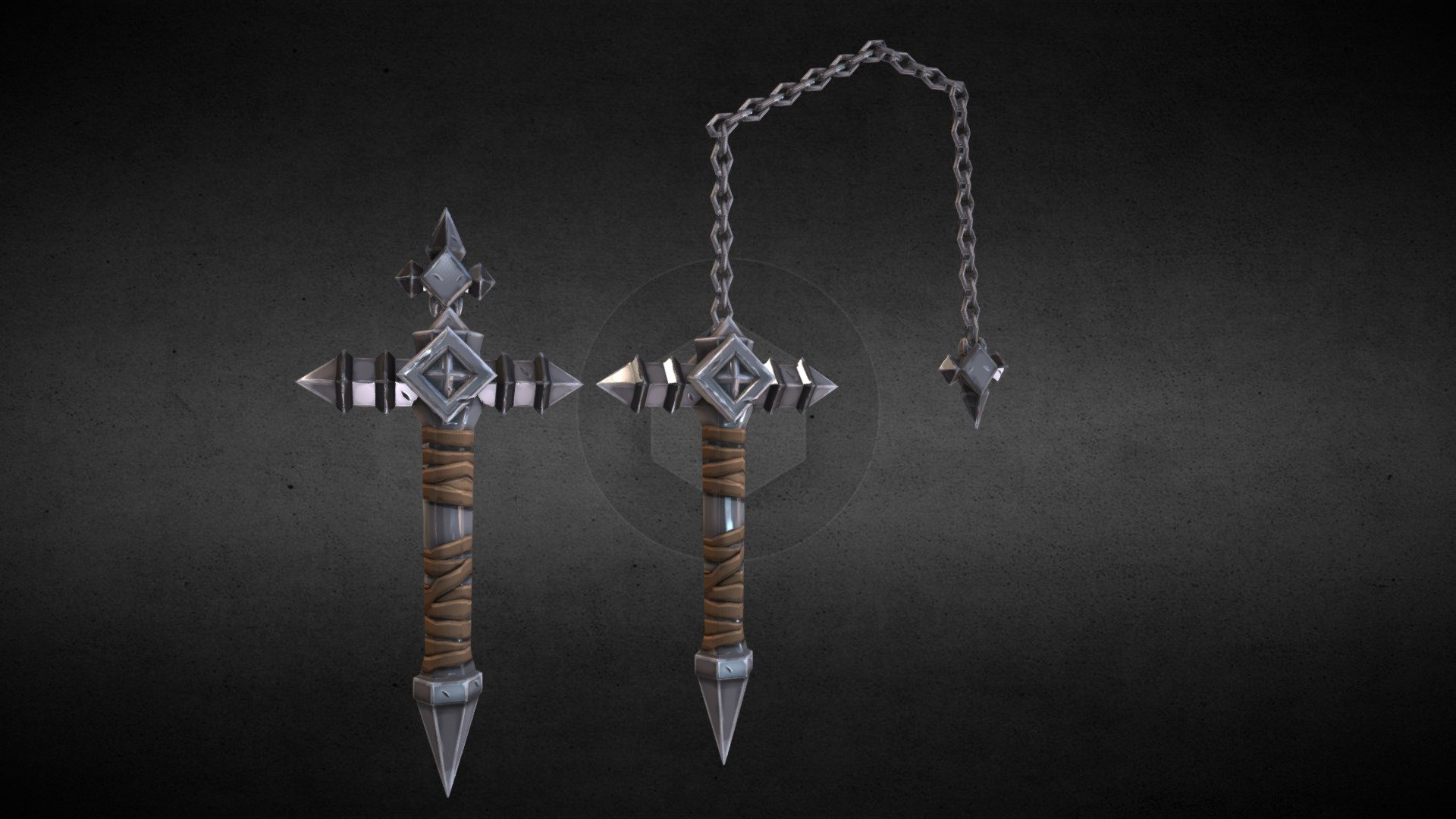 The Lord of shadows Whip of the Belmont Family from Castlevania LOS made as a practice ready for a game engine it has 1750 verts 1725 polys 3406 tris between the close and open version and the textures are 1024 x 1024 the textures are pbr and includes Diffuse, Specular, Normal map and AO if you need game assets for your games or STL files I am available for commission works 3d model