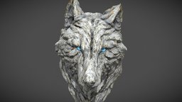 Clay Wolf sculpt, clay, zbrush, wolf