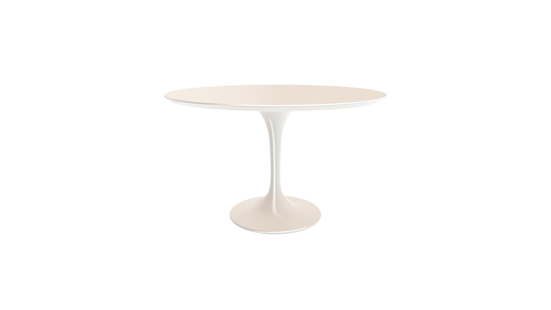 https://zuomod.com/wilco-table-white

The Wilco table echoes some of the great Mid-century design with its tulip base and bevel edge round top. Its top is glossy painted MDF and its base is glossy coated fiberglass 3d model