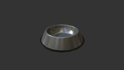 Pet Food Bowl food, cat, dog, household, plate, kitty, bowl, pet, tools, feline, dish, stainless, canine, kitten, animal, container, steel, petware