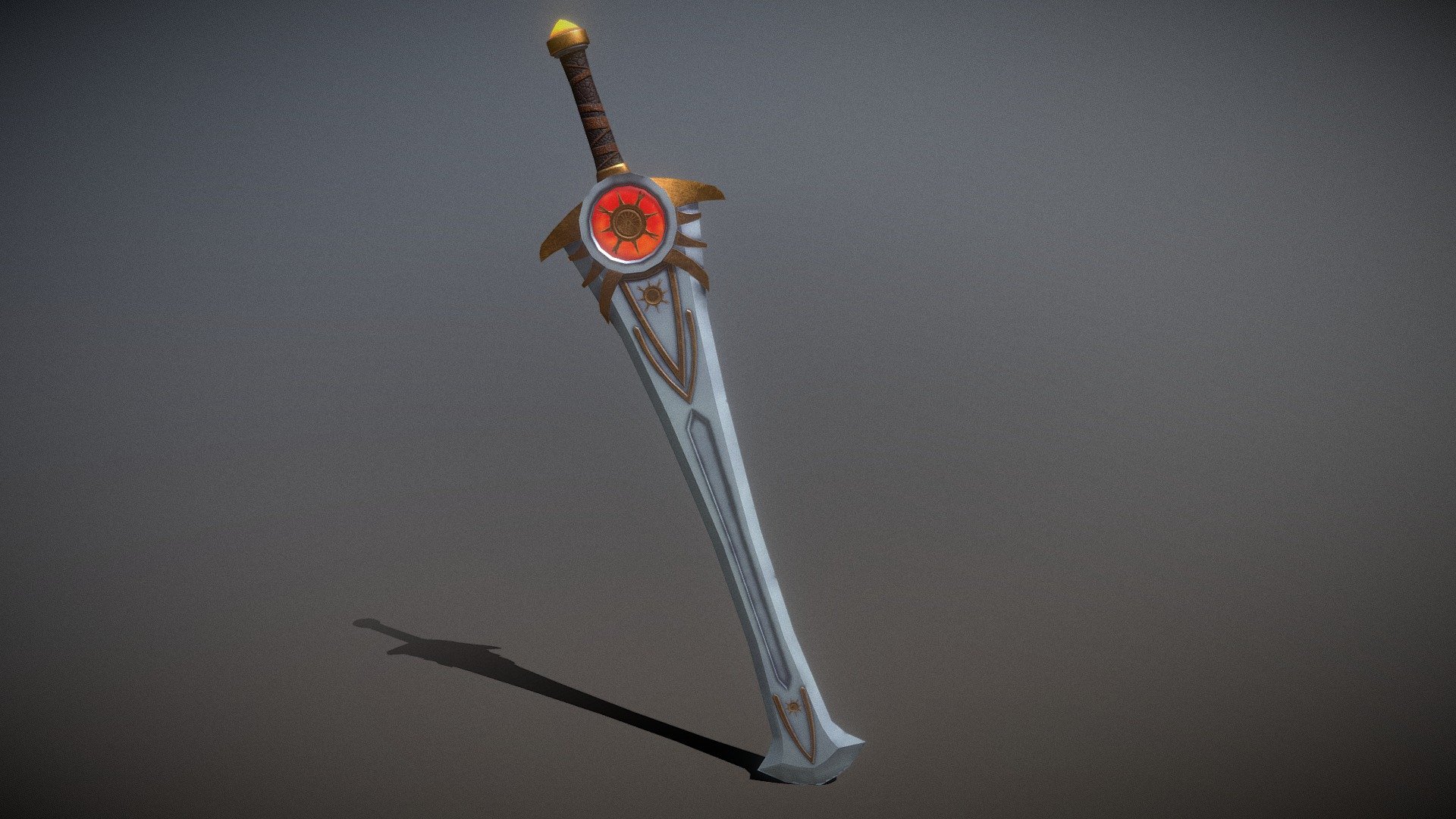 A stylized sword of a fearless warrior, decorated with the golden rising sun.
668 vertices - Sunrise Heavy Sword - Download Free 3D model by Helyeouka 3d model