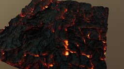 Lava substance, game, material