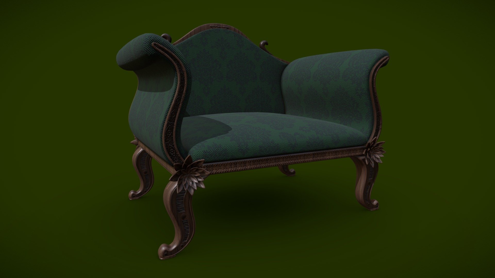 I made this for an old personal project from a couple of years ago - Classic Armchair - Buy Royalty Free 3D model by Robert Raicea (@Robert_Raicea) 3d model