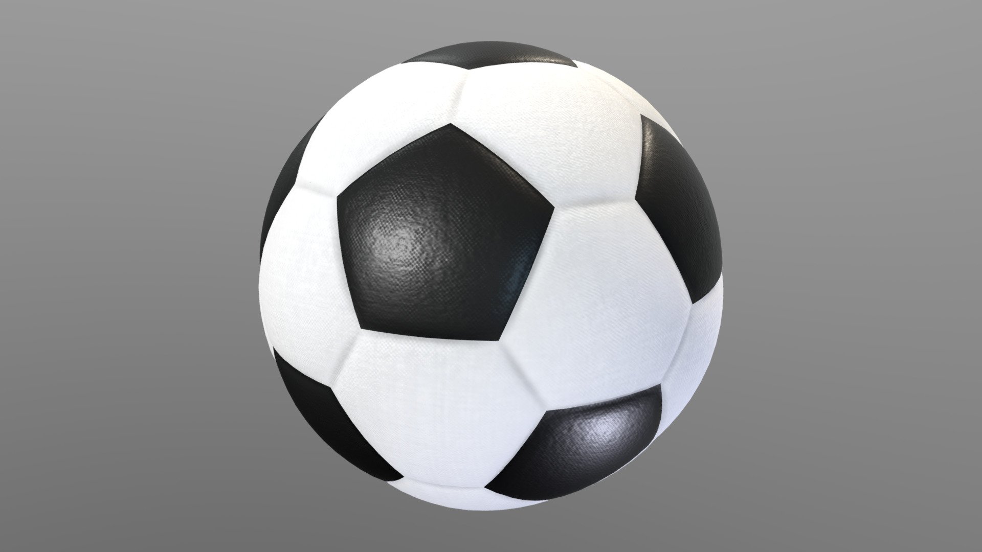 Soccer ball made following a CG cookie tutorial 3d model