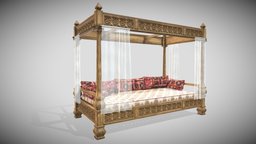 Indian Bed quad, furniture, india, traditional, hindi