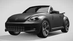 VW Beetle Turbo Cabrio automobile, mini, legend, drive, beetle, fun, retro, transport, vw, turbo, germany, auto, cabrio, vehicle, car, sport