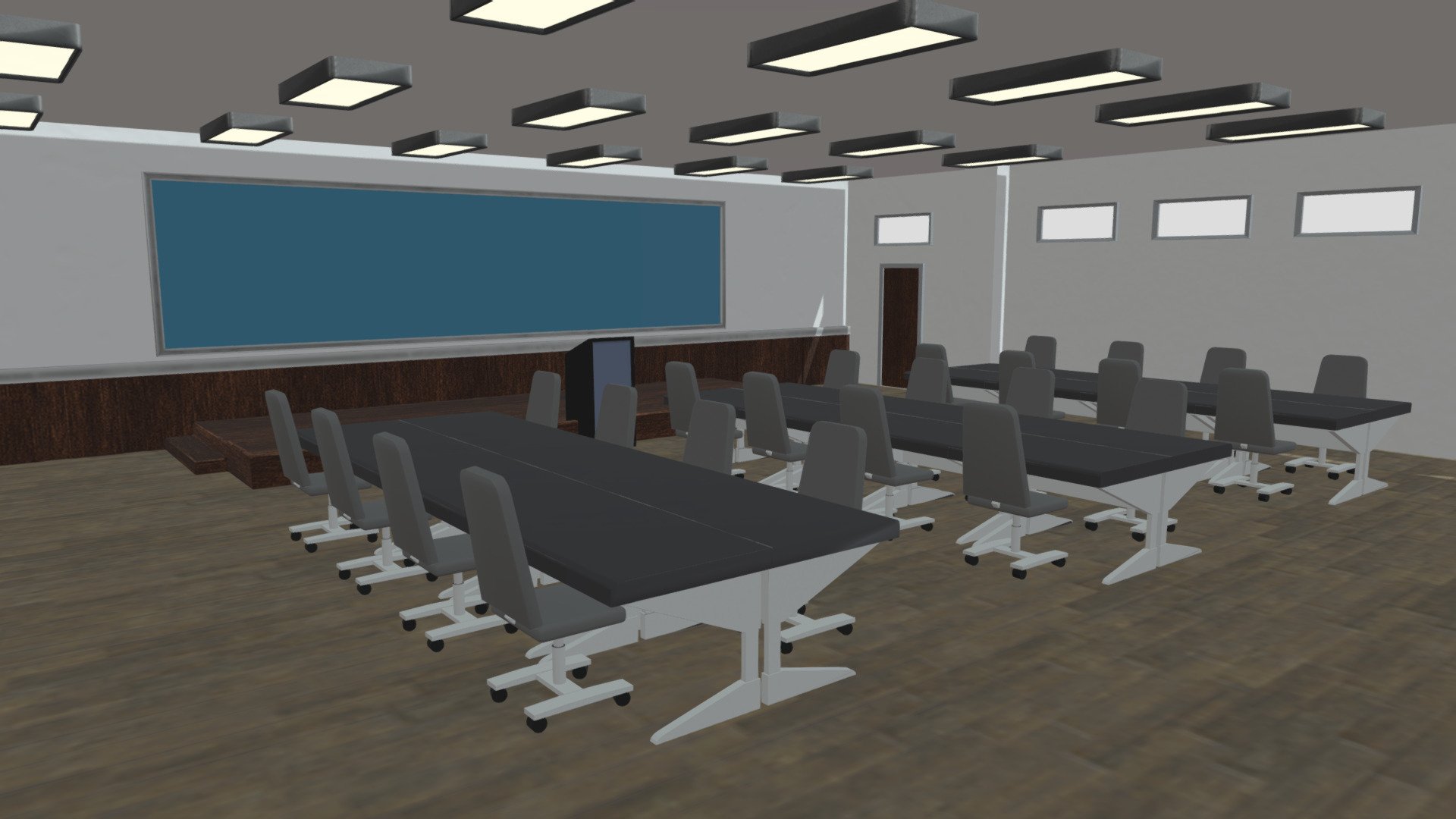 Classroom Level - Classroom - Download Free 3D model by BananaBagal (@bananabagal56) 3d model