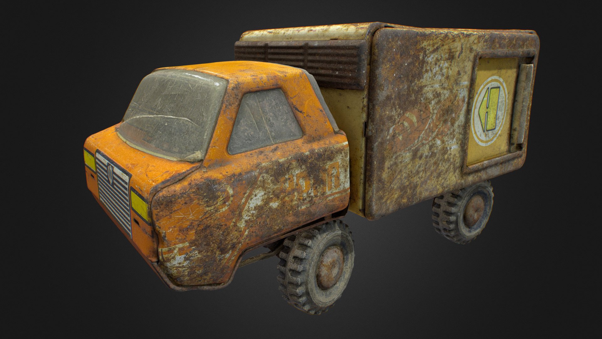Old USSR Soviet Metal Toy Car URAL “BREAD” Scan High Poly

Including OBJ formats and texture (8192x8192) JPG

Polygons: 499920 Vertices: 249940 - Old USSR Soviet Metal Toy Car URAL "BREAD" - 3D model by Skeptic (@texturus) 3d model