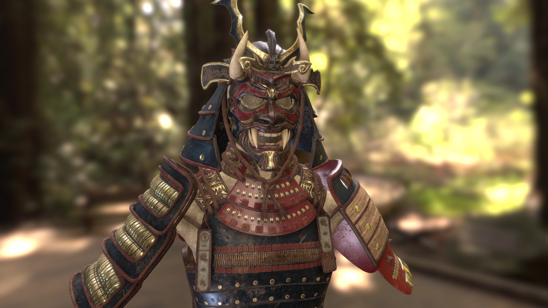 Samurai - 3D model by Nick.R.Girard 3d model