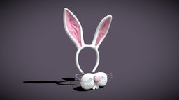 Bunny Attire rabbit, bunny, crafts, cute, kids, cg, toy, clothes, ears, dress, mask, costume, fluffy, cosplay, headband, playboy, fuze, cartoon, bunnyears, halloween-costume