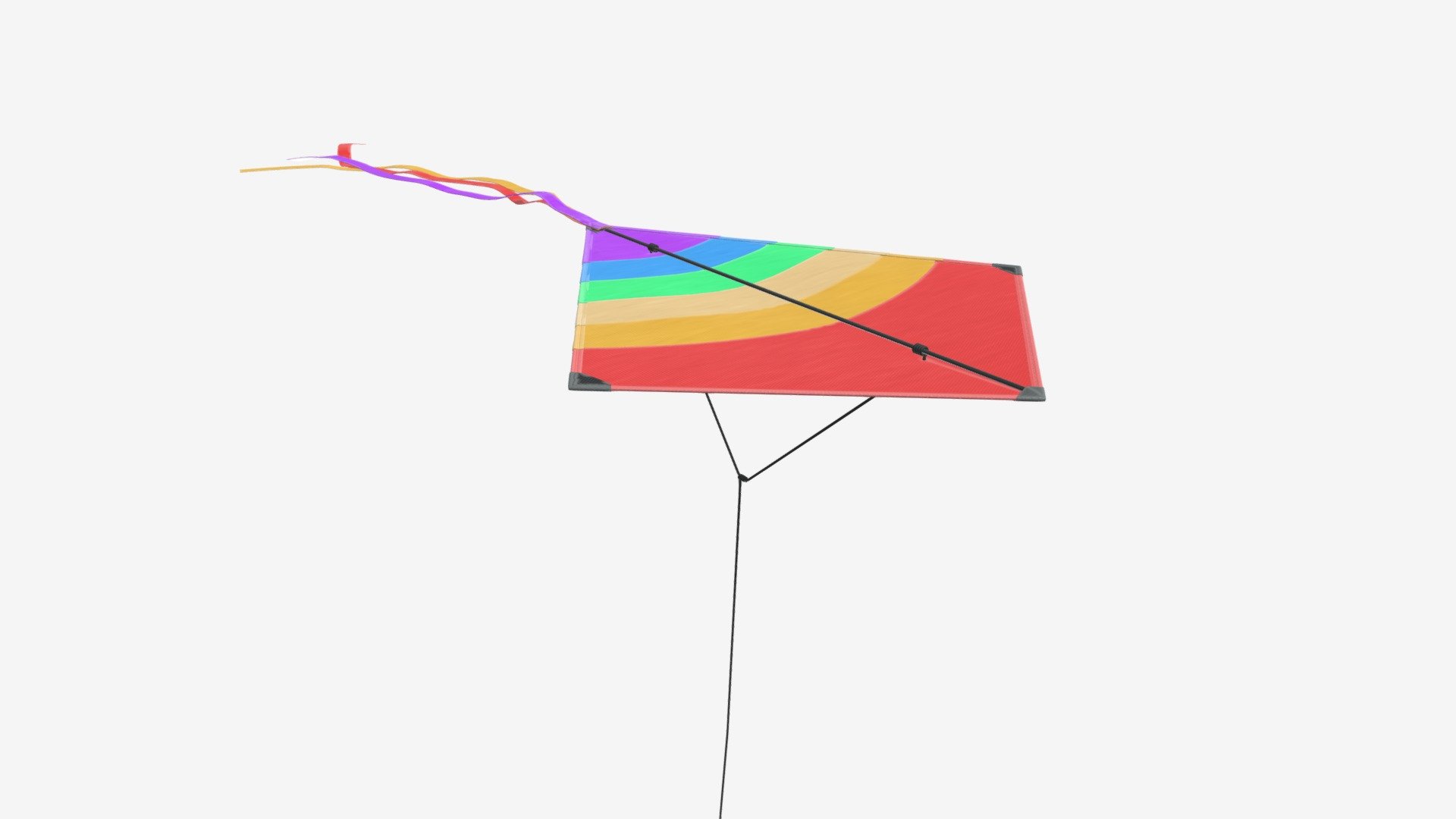 flying kite - Buy Royalty Free 3D model by HQ3DMOD (@AivisAstics) 3d model