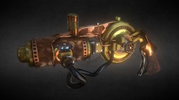 Steampunk Submachine gun