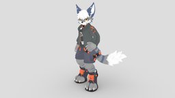 Wall furry, vrchat_avatar