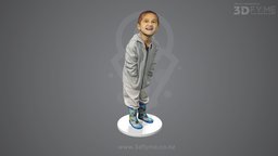 Little guy having fun in 3D-Scan booth kids, 3d-scanning, 3d-printing, photogrammetry