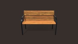 Steer Bench wooden, kids, bench, garden, seat, furniture, streetbench, street, mdgraphiclab