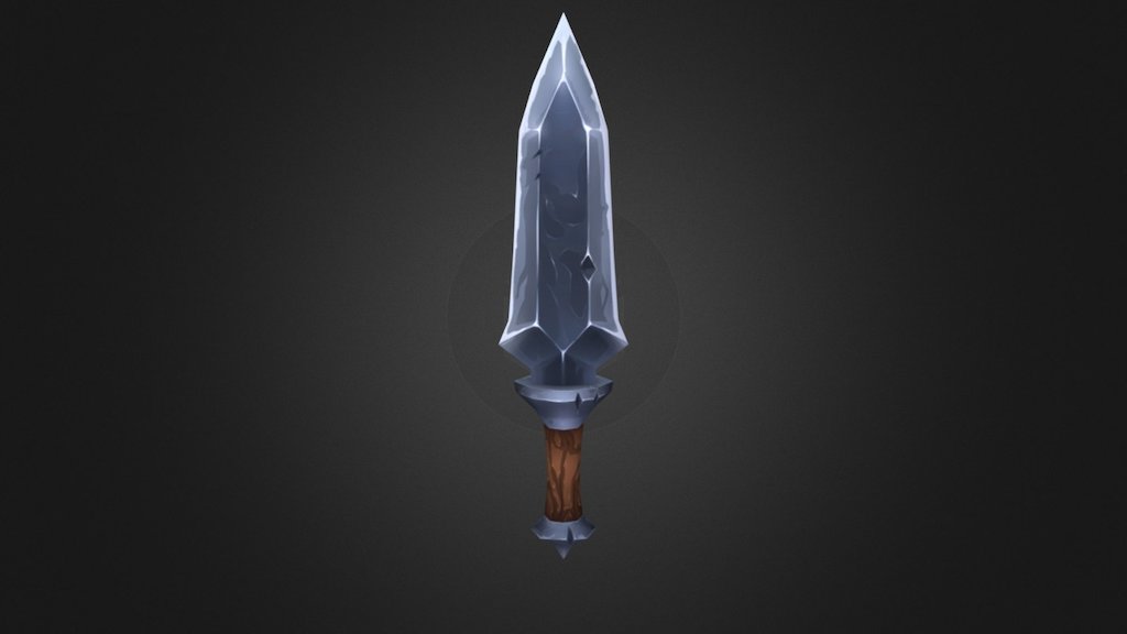 2nd try at a knife 3d model