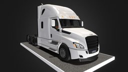 Freightliner Cascadia 3D truck, trucks, dynamic, trucking, dalcezar, dynamicgames, truck-low-poly, unity, unity3d