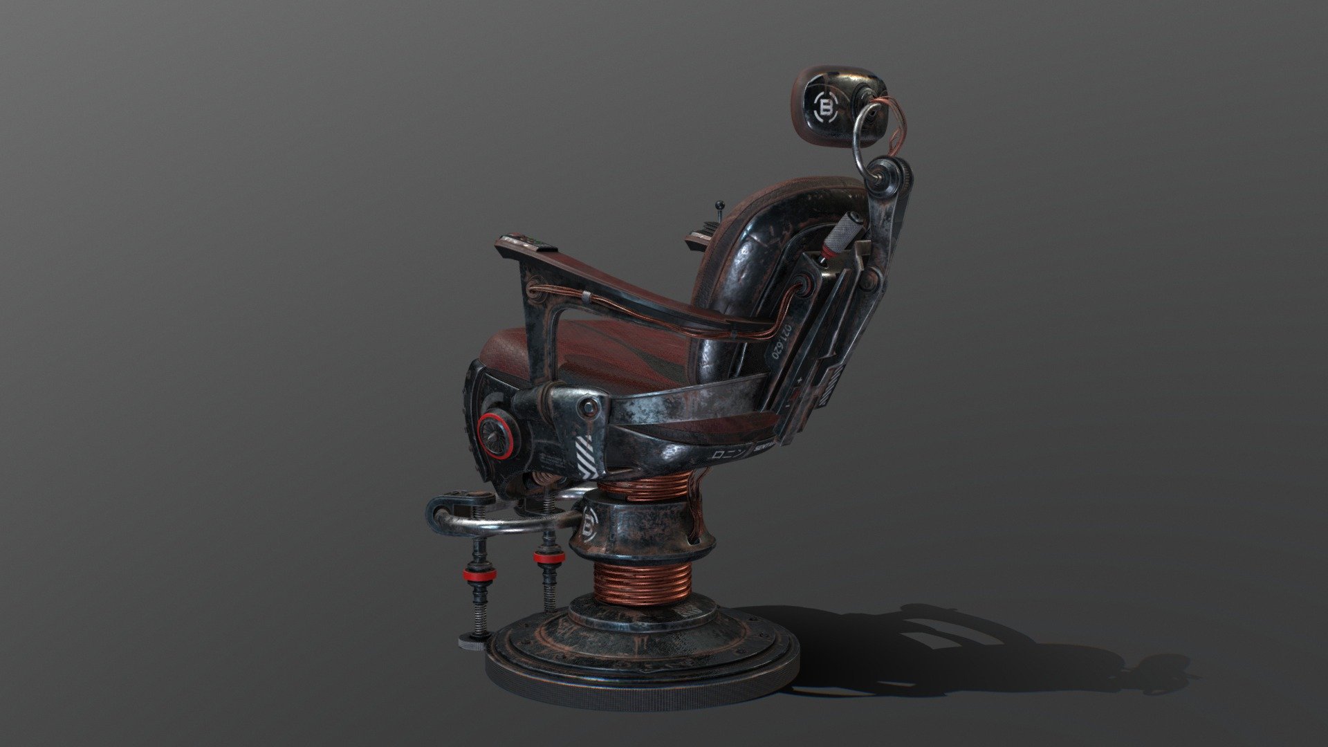 Navigator's Chair - 3D model by vladimir.petkovic 3d model