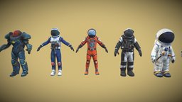Astronauts Collection astronauts, astronaut, astronaut-helmet, astronautmodel