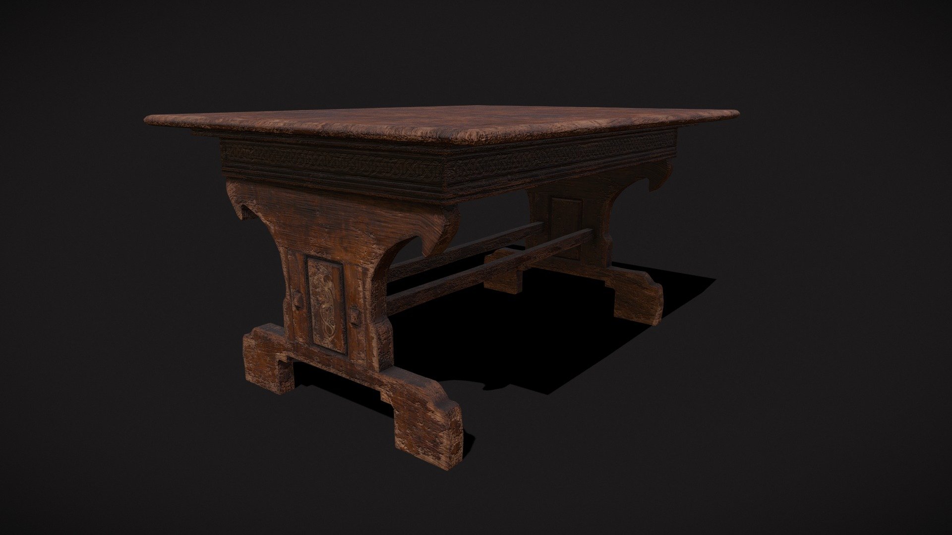 Rustic Elegant Medieval Reading Table
VR / AR / Low-poly
PBR approved
Geometry Polygon mesh
Polygons 4,502
Vertices 4,754
Textures 4K PNG - Rustic Elegant Medieval Reading Table - Buy Royalty Free 3D model by GetDeadEntertainment 3d model