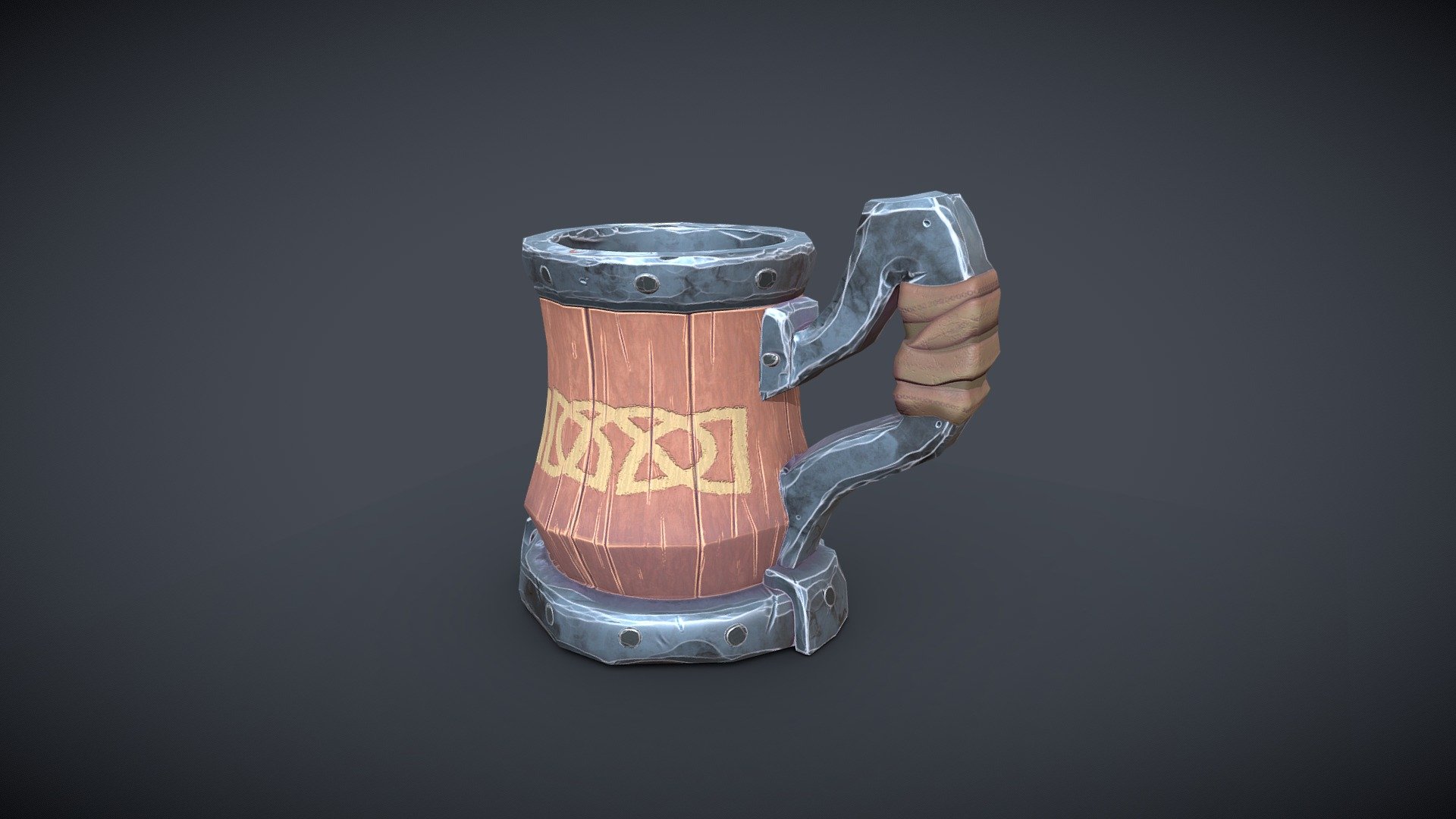 Hi I’m working on stylized assets. Hope you like it guys! This is a Medieval mug 3d model