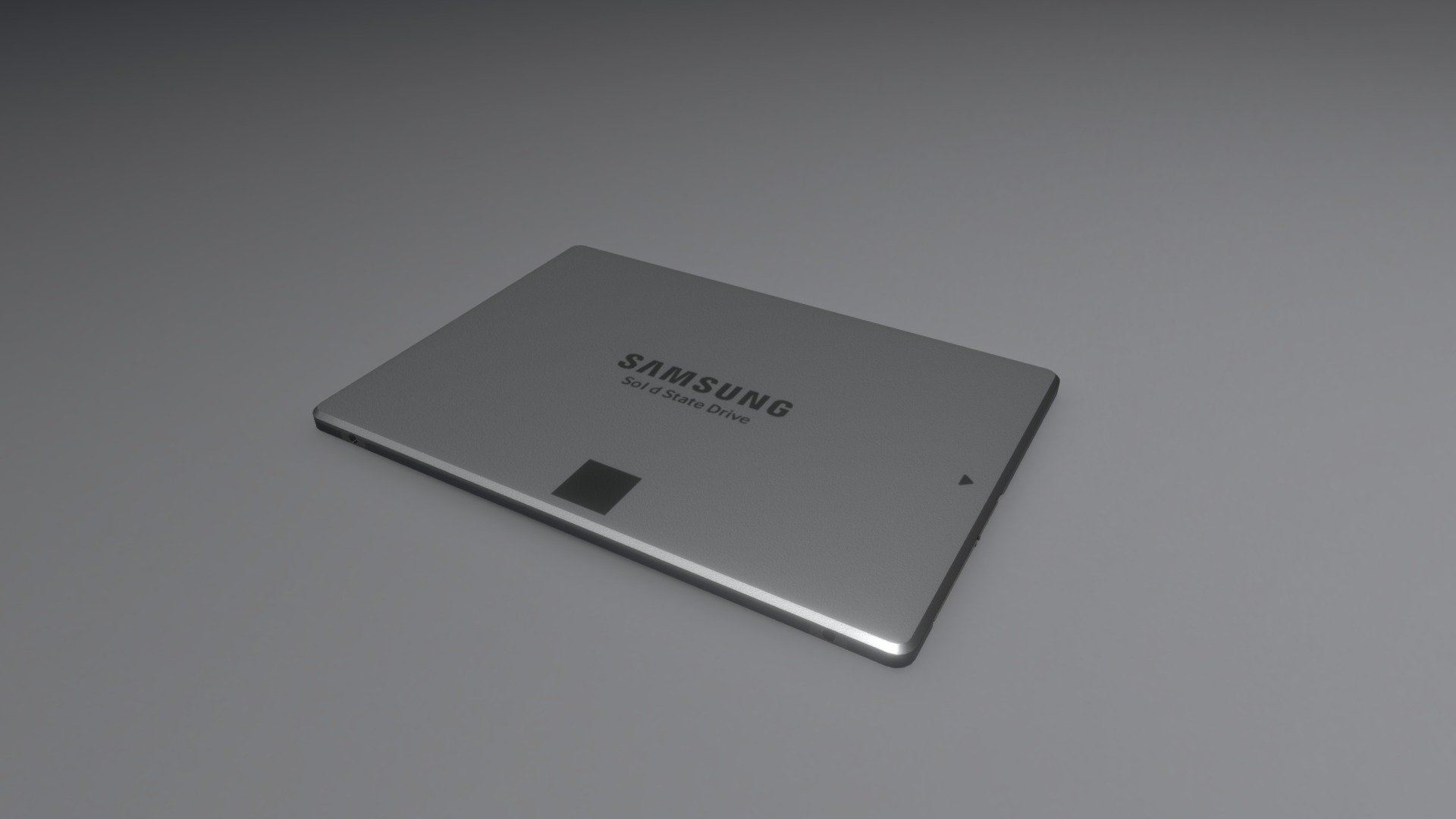 This is a 3D mock up of an Samsung SSD that I am using for my professional awareness assignment at University made in Blender 3.0 3d model