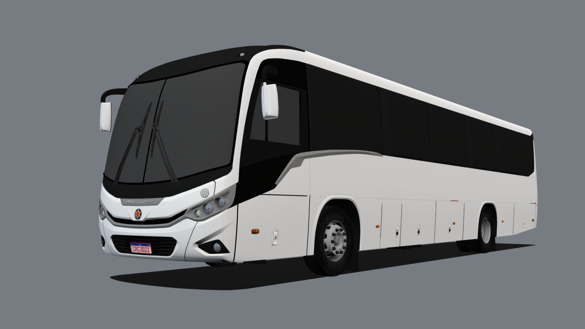 Modelagem exclusiva para o Proton Bus Simulator | Encomendado por Luis Carlos 3d model