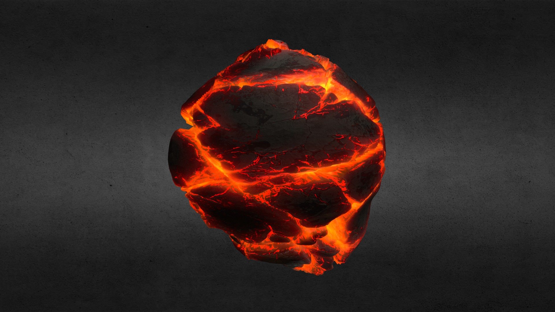 A rock of molten lava, with tileable textures for floor design in RPG games and such&hellip; glowmap included. The material is good for making molten rocks too! Texture resolution is 2k.

Showcase Mesh: MatSphere v1p4x (My custom Low-pinch