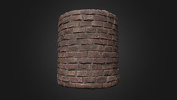 Red Brick Wall (Tileable Material) red, tile, brick, bricks, tileable, material, wall