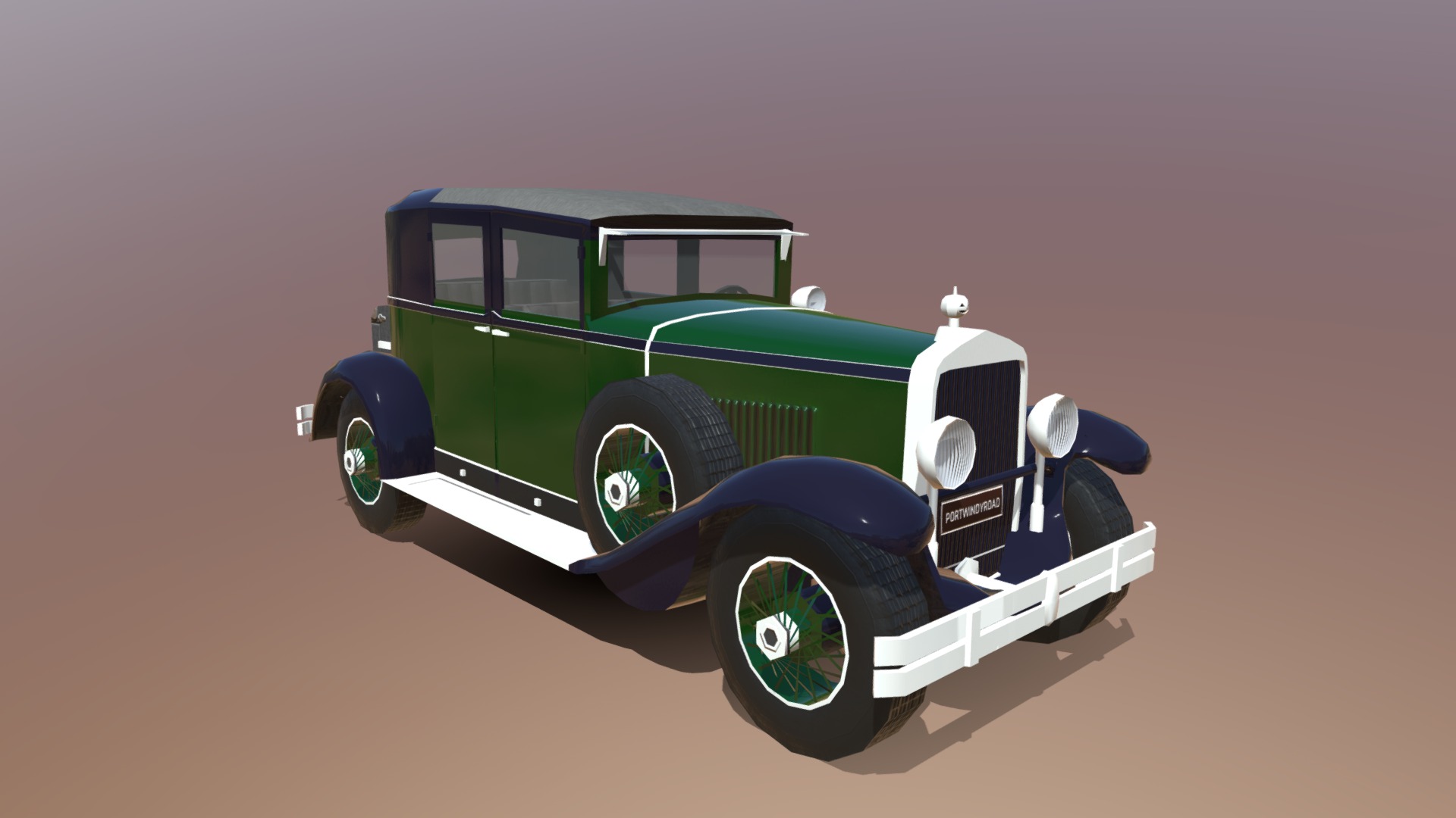 1928 Cadillac. Made using Autodesk maya and substamce painter 3d model