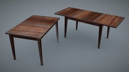 Soviet Table Variant 1 Dark wooden, soviet, vintage, post-apocalyptic, retro, unreal, realtime, russian, furniture, table, aaa, 80s, russia, communist, old, modernism, kitchen, 60s, 70s, brutalism, ue4, unrealengine, lods, communism, unity, unity3d, game, pbr, lowpoly, house, home, interior, livingroom, hdrp, unityhdrp, ue5