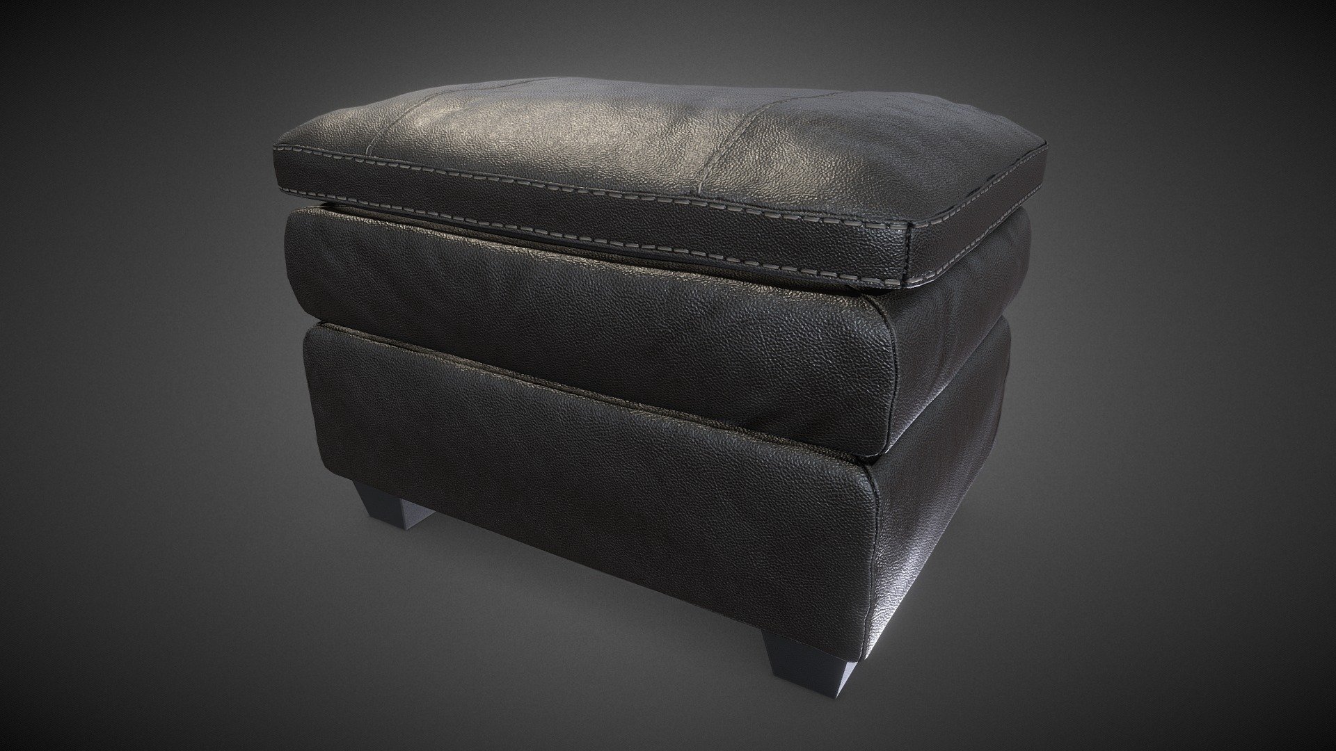 Ottoman Chair low-poly 3D model - Ottoman Chair - Buy Royalty Free 3D model by Realtime (@gipapatank) 3d model