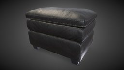 Ottoman Chair modern, leather, chairs, new, ottoman, furniture, props, furniture3d, furnituredesign, leather-chair, furniture-home, leather-furniture, asset, game, pbr, chair, house, home, interior, environment, ottoman_chair