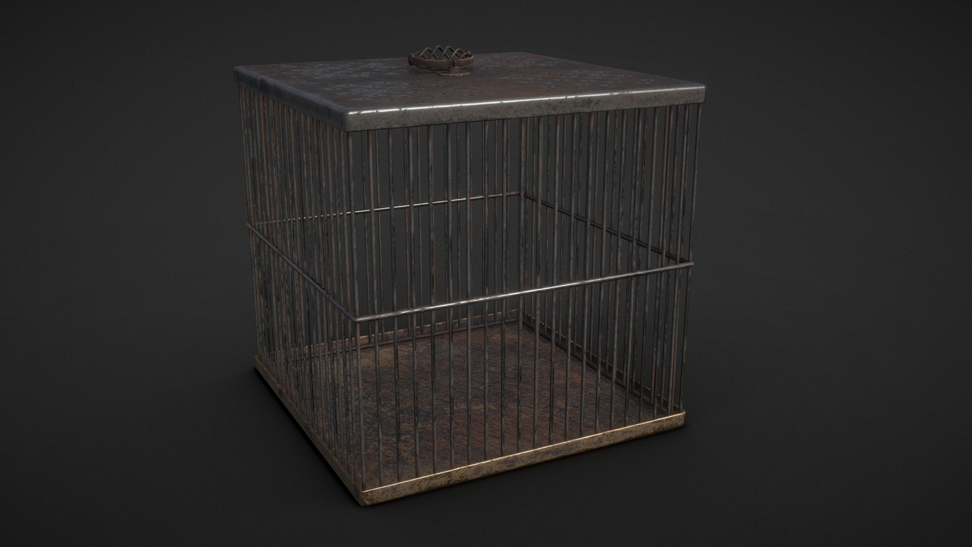 Here is a simple steampunk inspired steel/iron and bronze rat cage, feel free to use it however you wish but please give me credit (and send me a link to your work, I always enjoy checking it out) 3d model